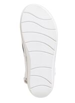 ELENA EDEN sandaal met zwarte, gevoerde elastische inzet 