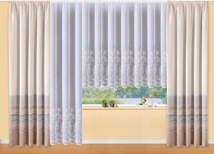 Hoogwaardig bloemengordijn, bloemengordijn 