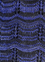 Trui met alpaca-inhoud DONKERBLAUW