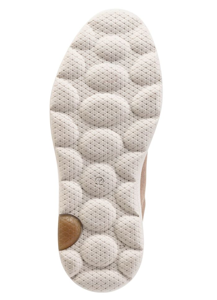 Waldl&auml;ufer veterschoen met decoratieve perforatie ZANDBRUINE JEANS