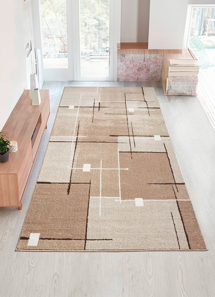 Moderne bruggen en tapijten 