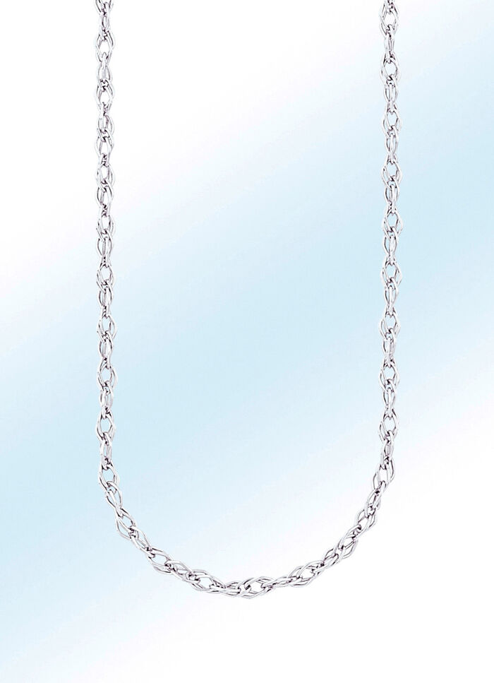 Platina dubbele ankerketting 