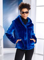 Jas van behaaglijk imitatiebont 