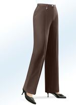 Comfortabele broek DONKERBRUIN