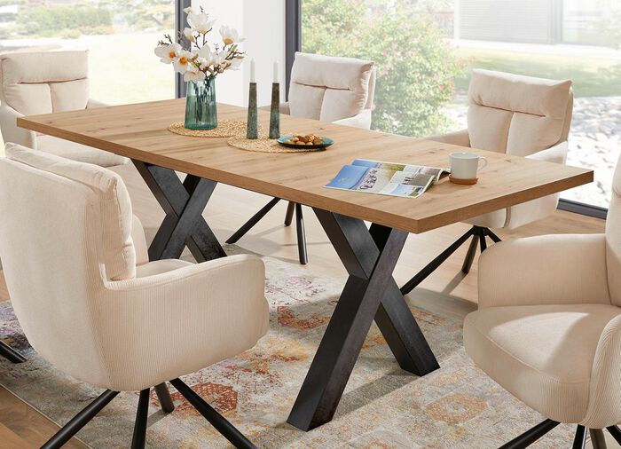 Eettafel met verlengstuk 