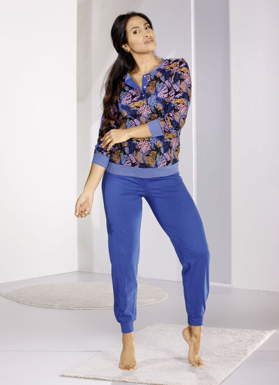 Pyjama met manchetten 