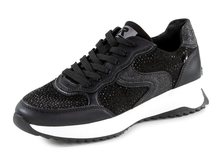 Rieker sneakers met glittersteentjes 