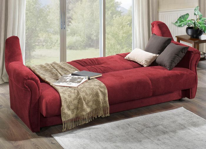 Gestoffeerd meubel met een veerkern die overal in de kamer geplaatst kan worden 