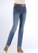 Jeans met een slimme zakoplossing JEANSBLAUW