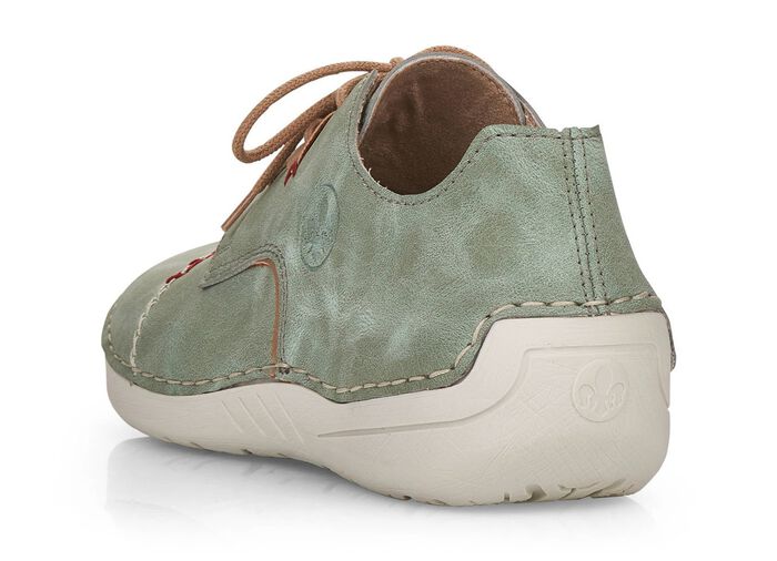 Rieker veterschoen met decoratieve stiksels MUNT