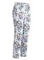 Broek met kleurrijke inkjetprint 