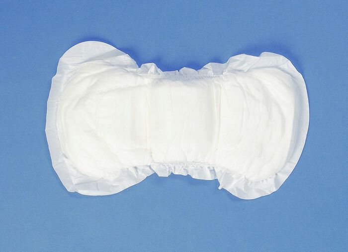 "MEDISET" absorberende wegwerppads voor dames met Ultra-Dry-systeem WIT