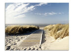 Glasfoto met gedetailleerde digitale print in hoge resolutie 