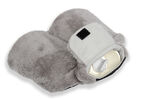 Vital Comfort voetwarmwaterkruik met zachte fleece hoes GRIJS