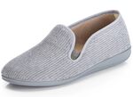 Laurina textielpantoffels in corduroy-look GRIJS