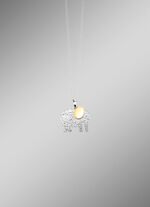 Olifant hanger in zilver 