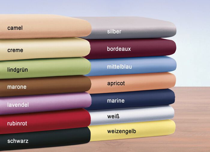 Hoeslaken van fijne jersey van Bellana BORDEAUX