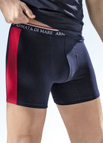 Set van vier pants met contrasterende inzetstukken 