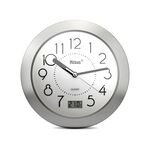 Badkamerklok met extra grote cijfers 