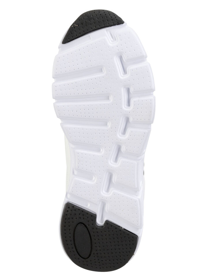 ELENA EDEN sneakers met uitneembaar MemoSoft voetbed WEISS-SCHWARZ