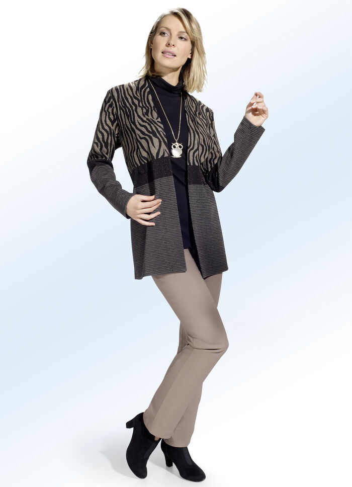 Broek met zachte, verwarmende voering ZAND