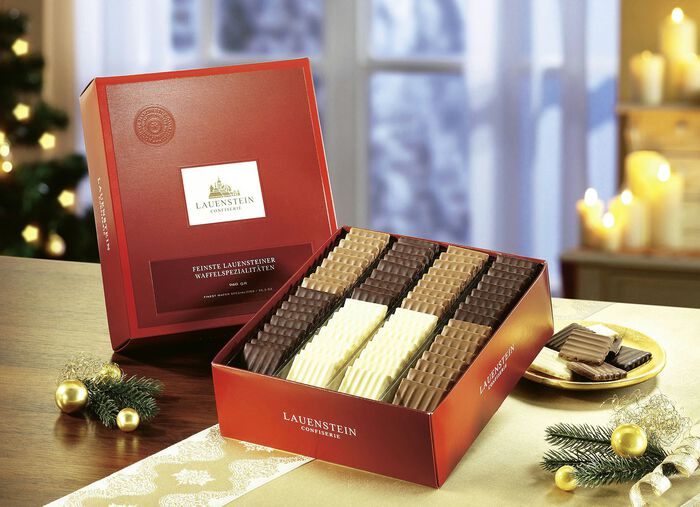 BURG LAUENSTEIN Wafelkoekjes in verschillende variaties 