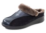 ELENA EDEN, warme damespantoffels, breedte H, met lamsvacht 