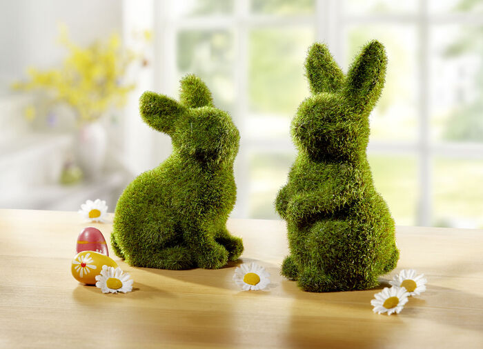 Decoratief konijntje “Lea” GROEN