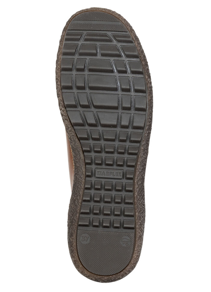 ELENA EDEN, comfortabele dameslaarzen, breedte G, met uitneembaar voetbed COGNAC