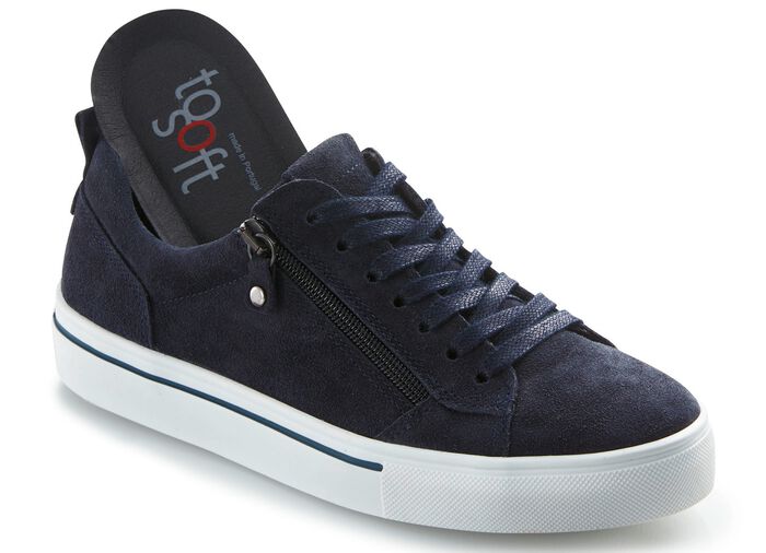 Te zachte su&egrave;de sneakers MARINE