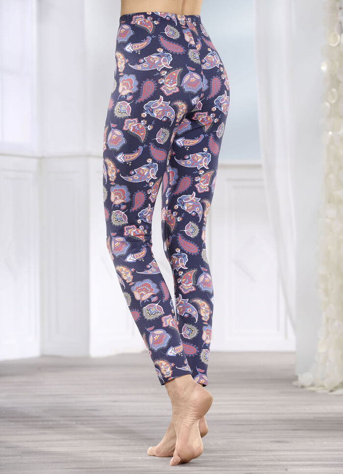 Laurina legging met paisley-motief 