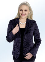 Korte blazer met reverskraag 