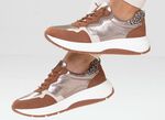 Caprice, trendy damessneakers, breedte G, met uitneembaar voetbed 