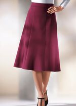 Comfortabele rok met 6 panelen in 6 kleuren ROBIJNROOD