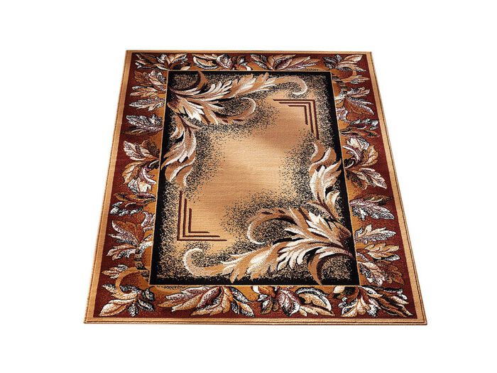 Matjes en slaapkamermatjes met gebloemd motief BEIGE RAND