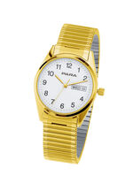 Quartz herenhorloge met trekkoord 