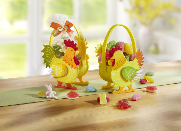 Pasen set haan en kip 