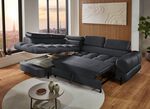 Komfortable Polsterecke mit Bettfunktion 