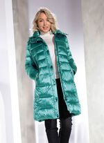 Functionele korte jas in 2 kleuren ZEEGROEN