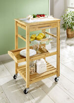 Keukentrolley met dienblad 