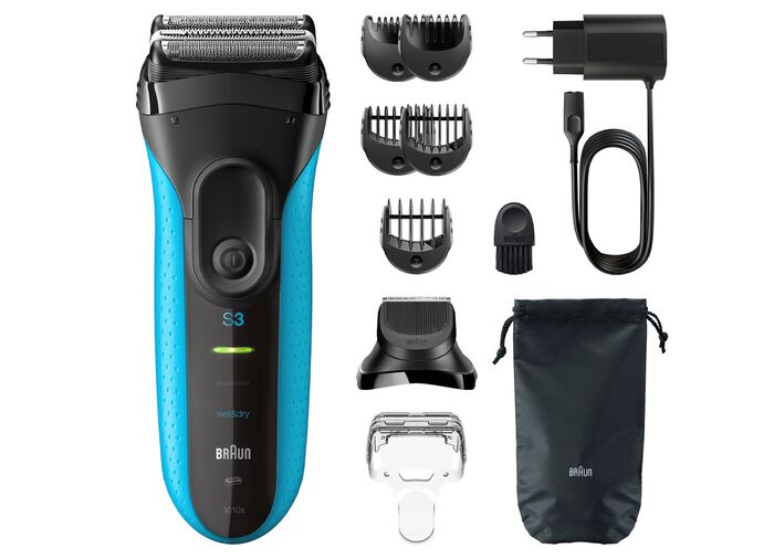 "Braun" Series 3+ 3010BT scheerapparaat ZWART