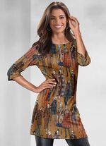 Gebreide tuniek van fijn breisel 