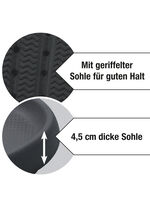 Wolkenslippers Relaxvital ZWART