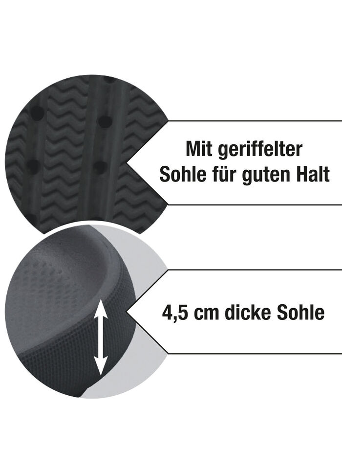 Wolkenslippers Relaxvital ZWART