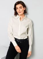 Blouse met overhemdkraag ECRU