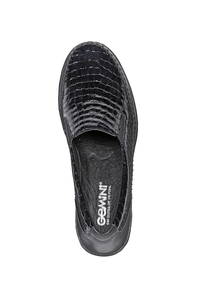 Gemini pantoffels met comfortabele vulling ZWART