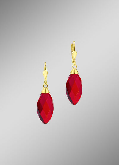 Prachtige oorbellen met barnsteen 