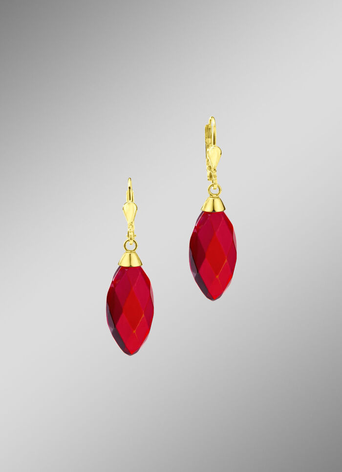 Prachtige oorbellen met barnsteen 