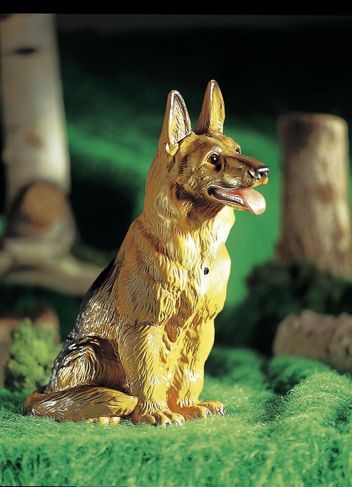 Bewegingsmelder Duitse herder gemaakt van kunststof 