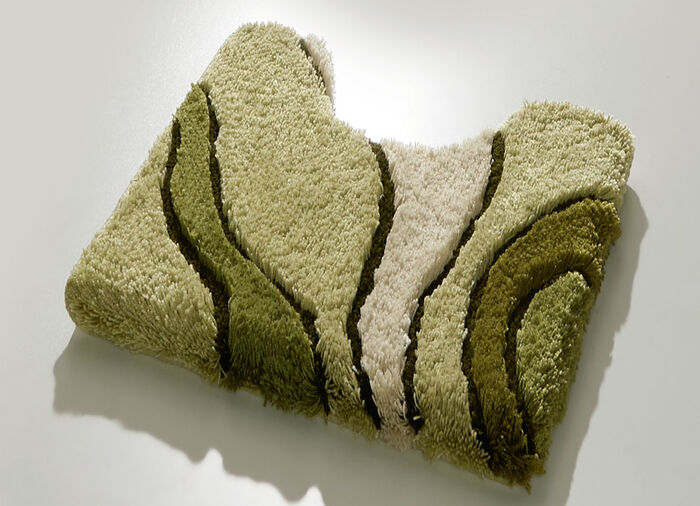 Badmattenset van zeer zachte kwaliteit GROEN